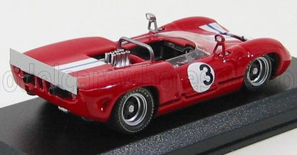 LOLA - T70 SPIDER N 3 BRIGDGEHAMPTON 1968 G.RALPH - ROSSO - Vroomi