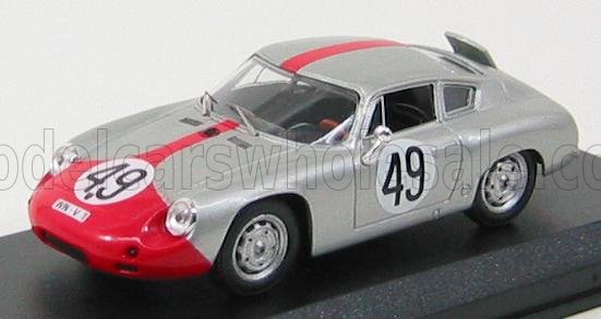 PORSCHE - 1600GS ABARTH N 49 SEBRING 1962 STRLE - HAHNL - ARGENTO ROSSO - Vroomi