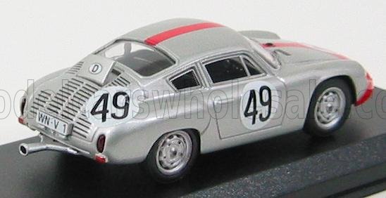 PORSCHE - 1600GS ABARTH N 49 SEBRING 1962 STRLE - HAHNL - ARGENTO ROSSO - Vroomi