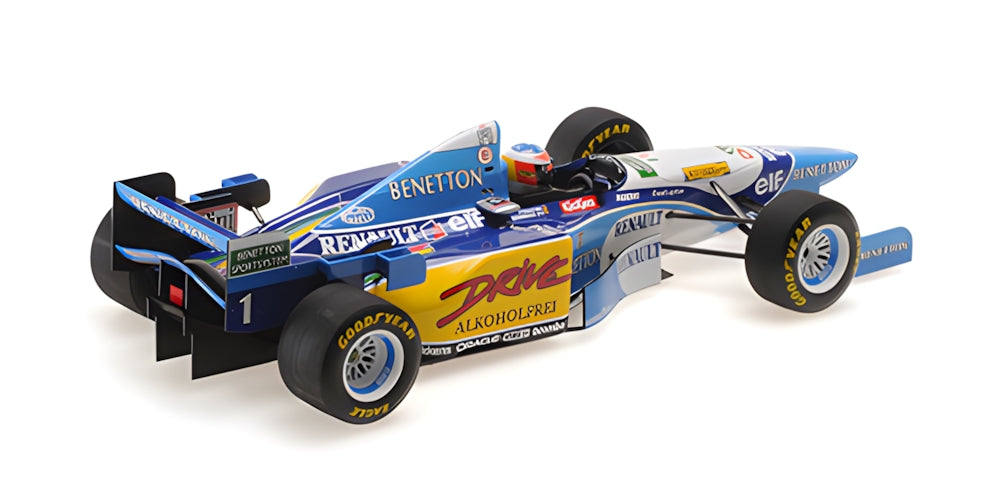 BENETTON RENAULT B195 MICHAEL SCHUMACHER WINNER FRENCH GP WORLD CHAMPION 1995