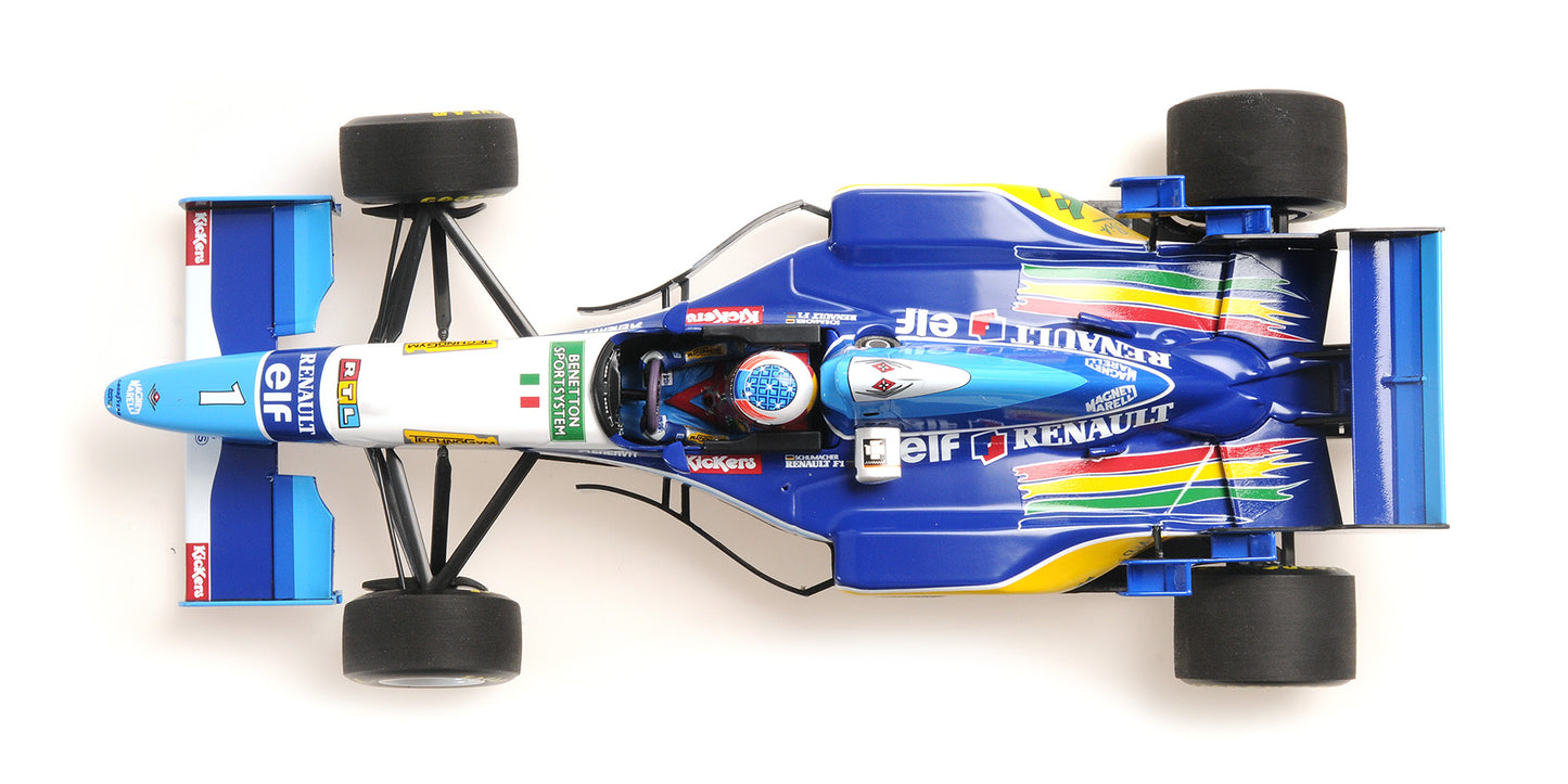 BENETTON RENAULT B195 MICHAEL SCHUMACHER WINNER PACIFIC GP W.C. 1995