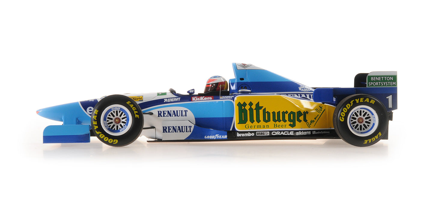 BENETTON RENAULT B195 MICHAEL SCHUMACHER WINNER PACIFIC GP W.C. 1995