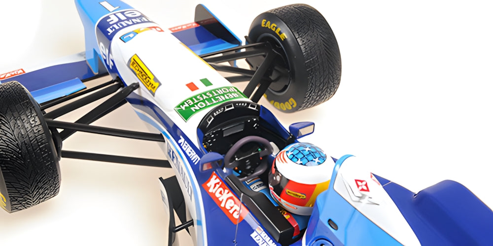 BENETTON B195 MICHAEL SCHUMACHER WINNER JAPANESE GP WITH RAIN TYRES W.C. 1995
