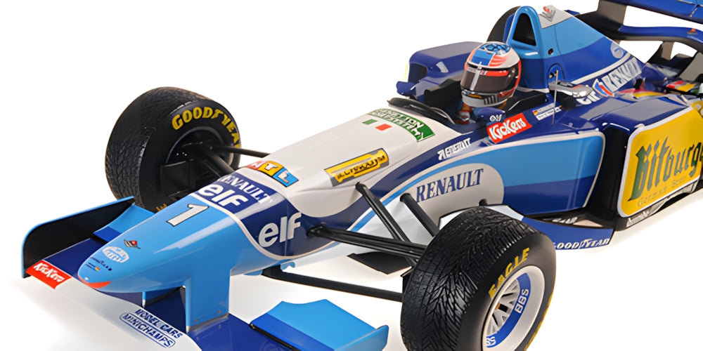 BENETTON B195 MICHAEL SCHUMACHER WINNER JAPANESE GP WITH RAIN TYRES W.C. 1995
