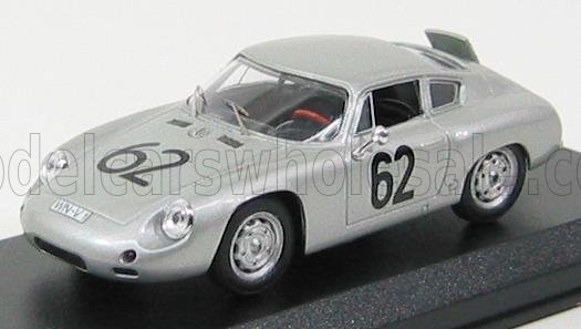 PORSCHE - 1600GS ABARTH N 62 TARGA FLORIO 1963 KOCH - VON SCHROTER - ARGENTO - Vroomi