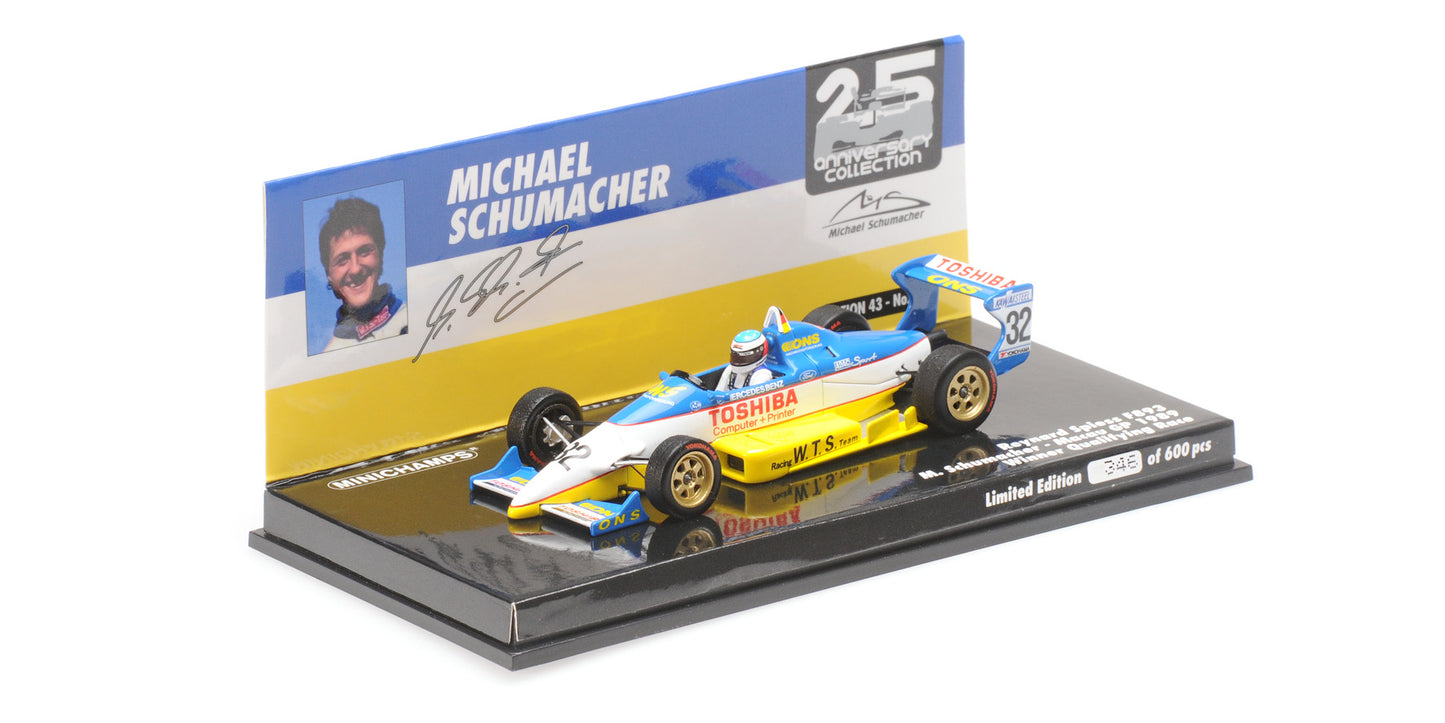 REYNARD SPIESS F893 MICHAEL SCHUMACHER MACAU GP 1989