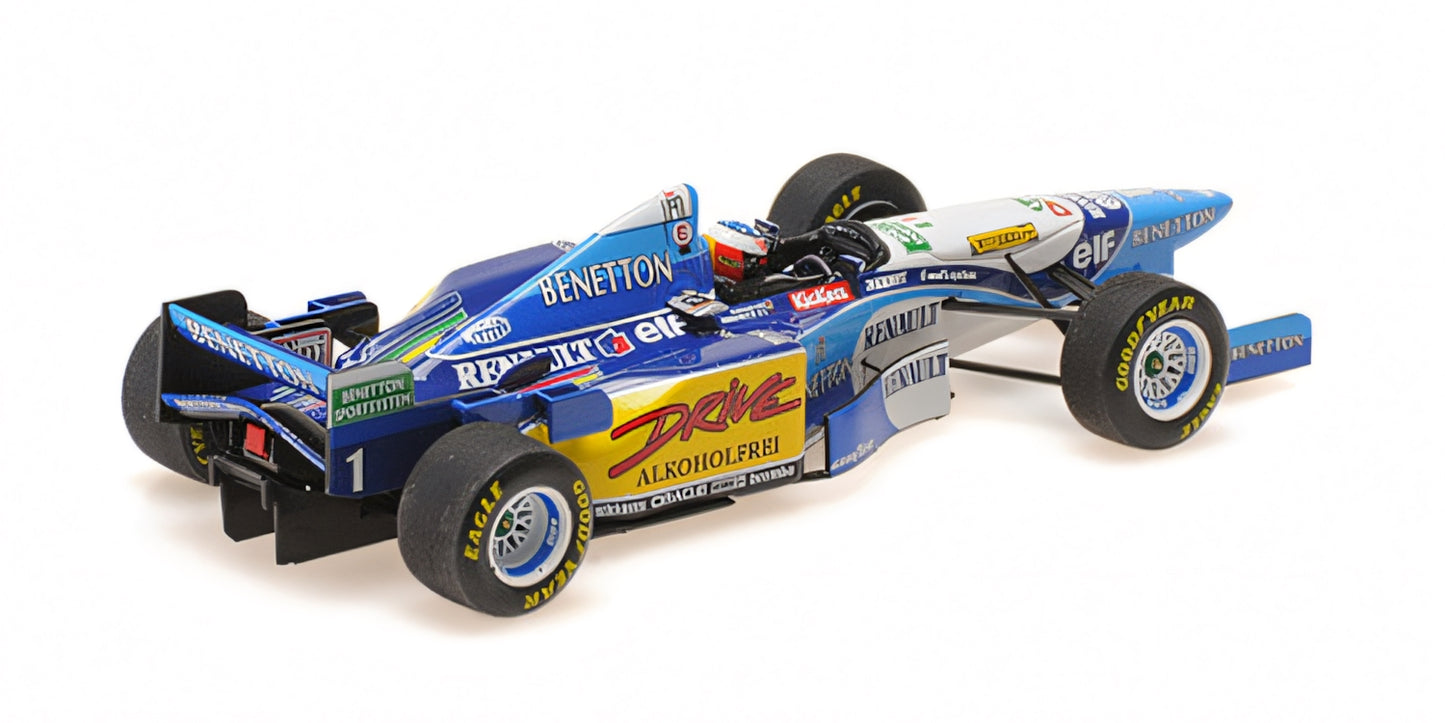 BENETTON RENAULT B195 MICHAEL SCHUMACHER WINNER FRENCH GP WORLD CHAMPION 1995