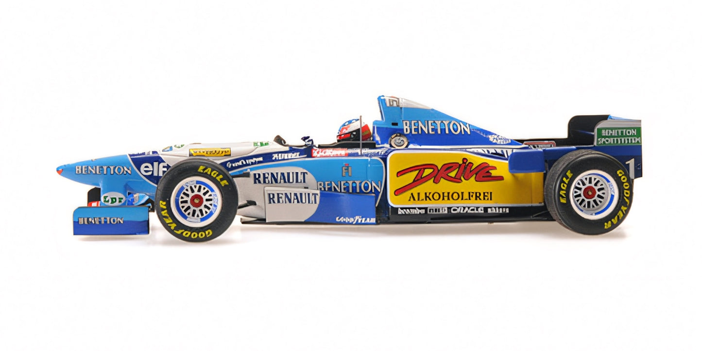 BENETTON RENAULT B195 MICHAEL SCHUMACHER WINNER FRENCH GP WORLD CHAMPION 1995