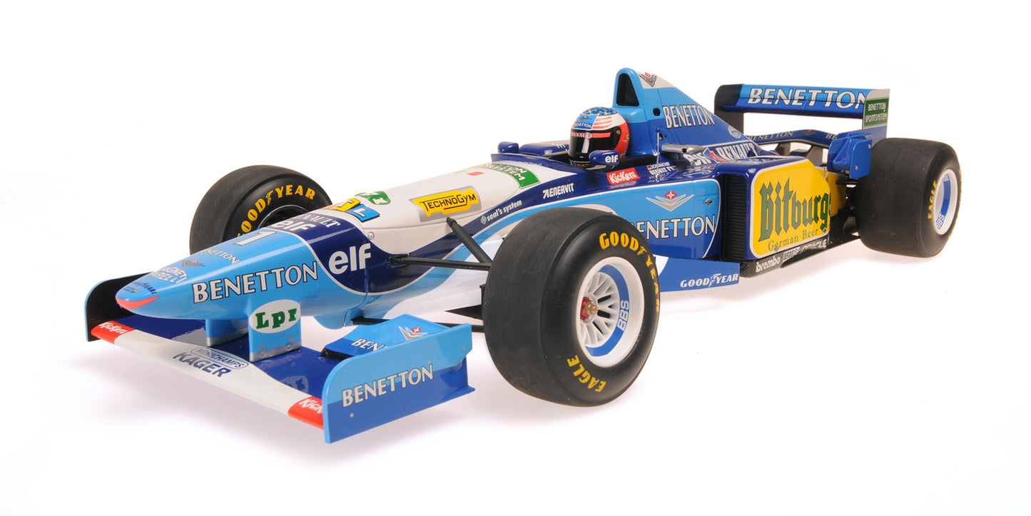 BENETTON RENAULT B195 MICHAEL SCHUMACHER WINNER EUROPEAN GP WORLD CHAMPION 1995