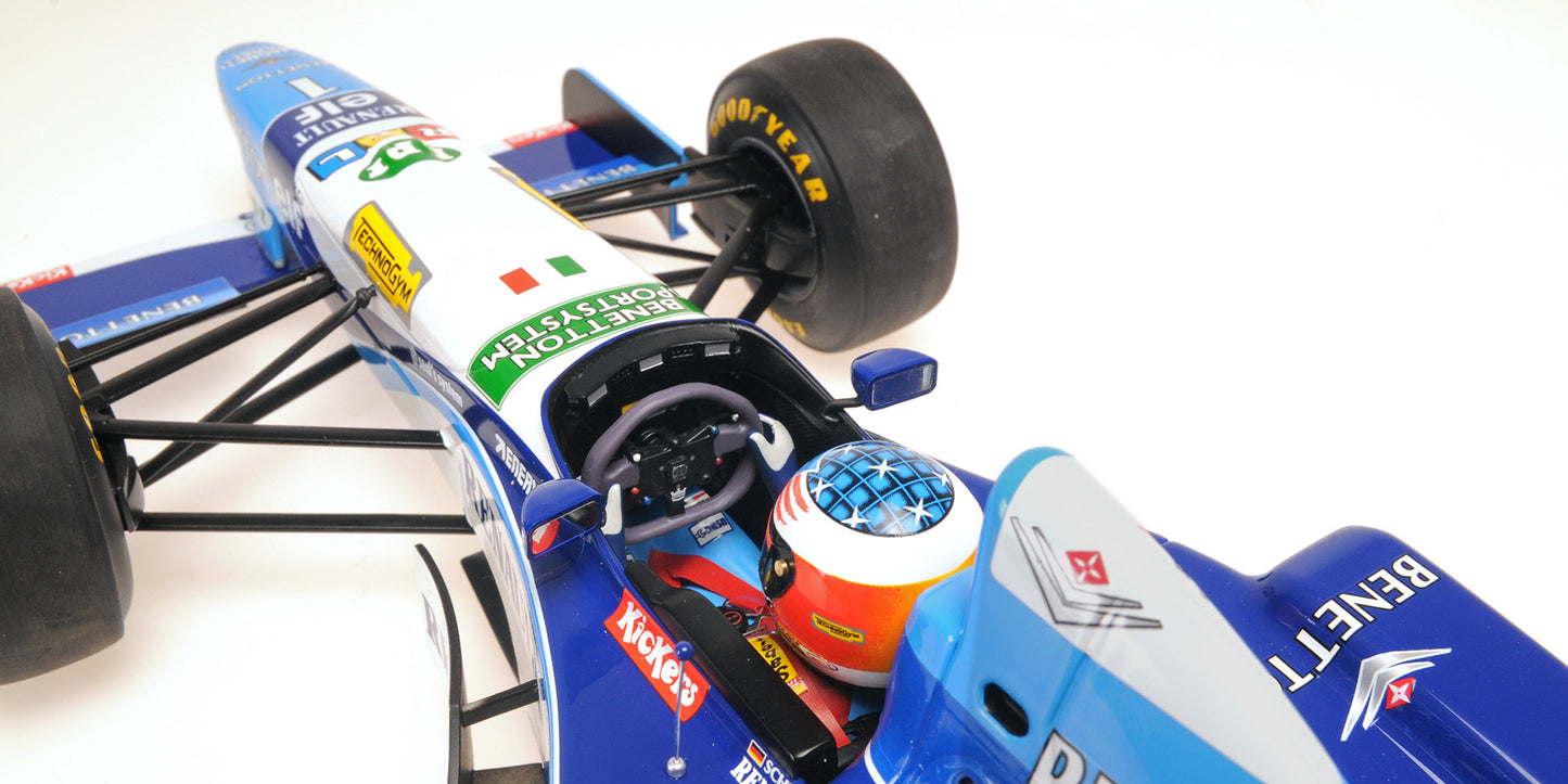 BENETTON RENAULT B195 MICHAEL SCHUMACHER WINNER EUROPEAN GP WORLD CHAMPION 1995