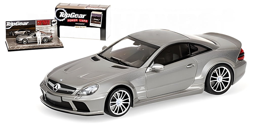 MERCEDES BENZ SL65 AMG R230 2009 BLACK SERIES GREY METALLIC TOP GEAR