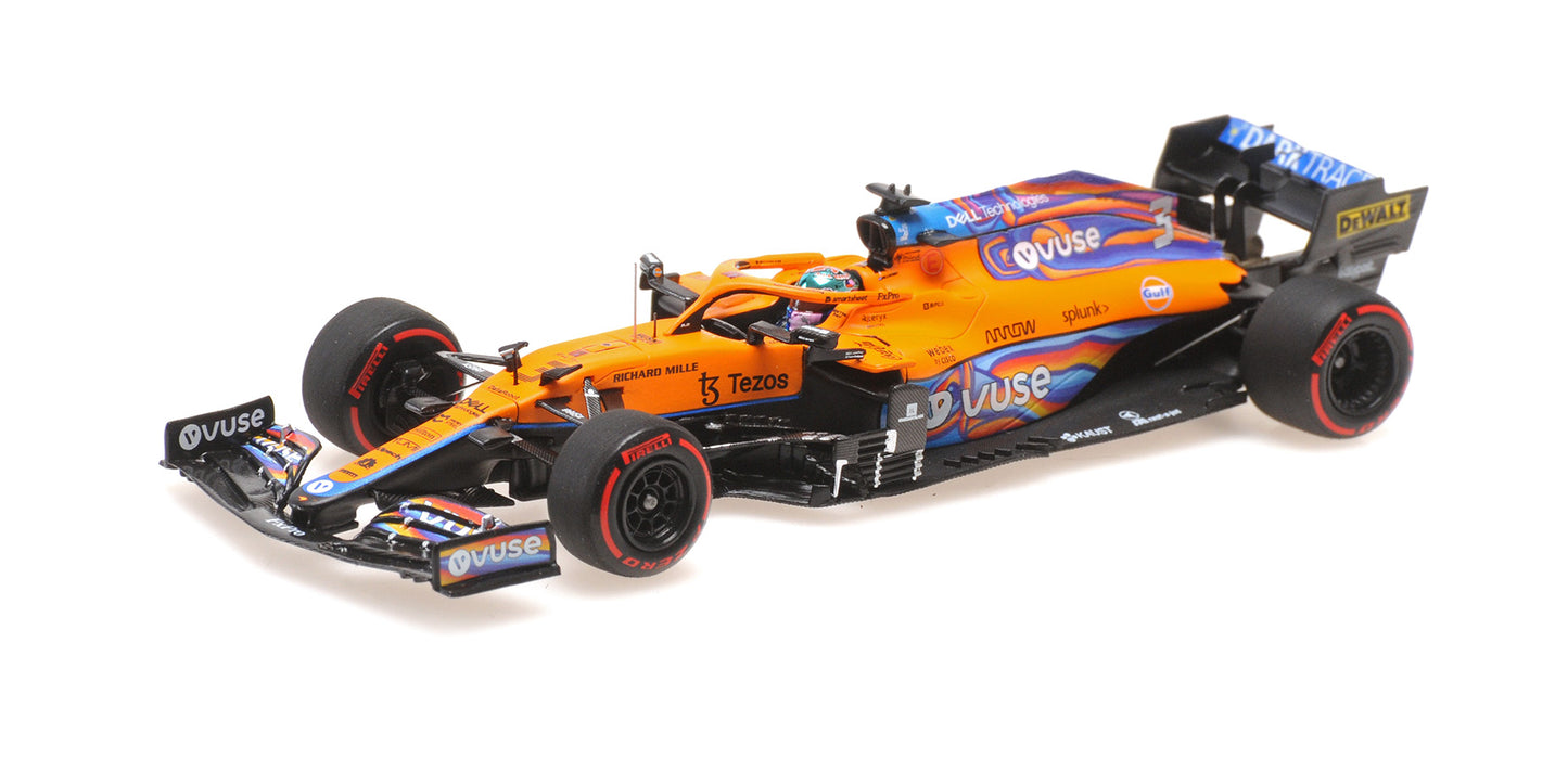 McLAREN MCL35M DANIEL RICCIARDO ABU DHABI GP 2021