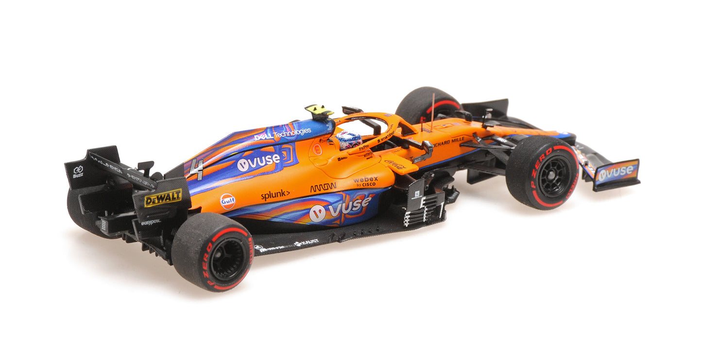 McLAREN MCL35M LANDO NORRIS ABU DHABI GP 2021