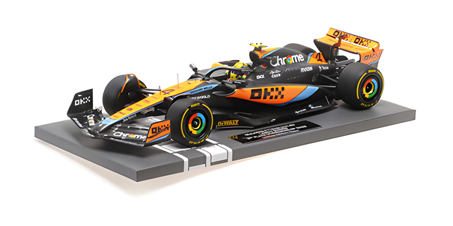 McLAREN MCL60 LANDO NORRIS 2ND PLACE HUNGARIAN GP 2023