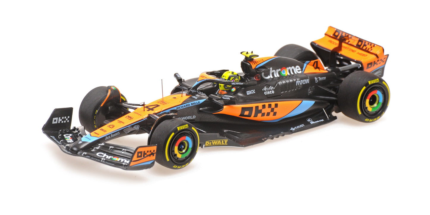 McLAREN MCL60 LANDO NORRIS 2ND PLACE HUNGARIAN GP 2023