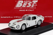 ALFA ROMEO - TZ2 N 11 WARWICK FARM 1968 M.BRUNNINGHAUSEN - WHITE RED