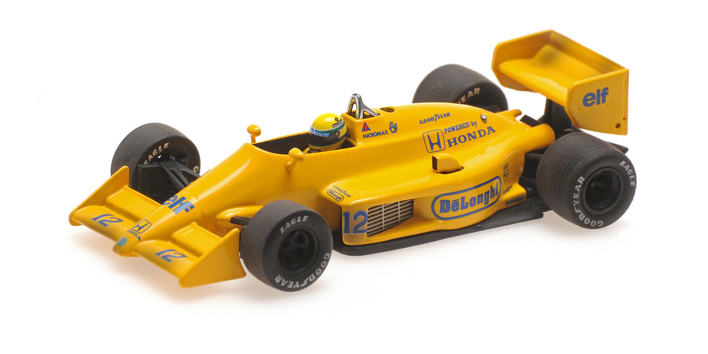LOTUS HONDA 99T AYRTON SENNA 1ST WIN MONACO GP 1987 DIRTY VERSION 30TH ANNIVERSARY