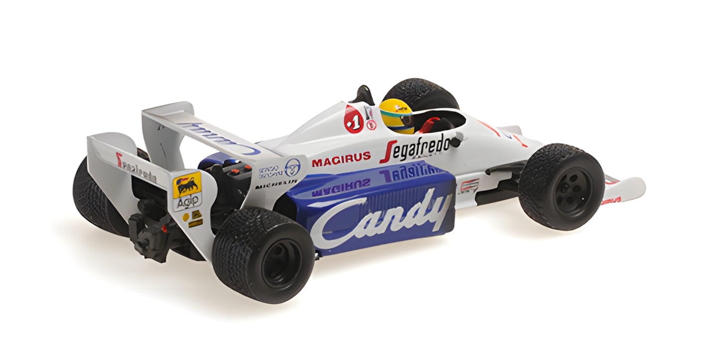 TOLEMAN HART TG184 AYRTON SENNA 2ND PLACE MONACO GP 1984 DIRTY VERSION