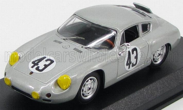 PORSCHE - 1600GS ABARTH N 43 SEBRING 1963 E.BARTH - SILVER - Vroomi