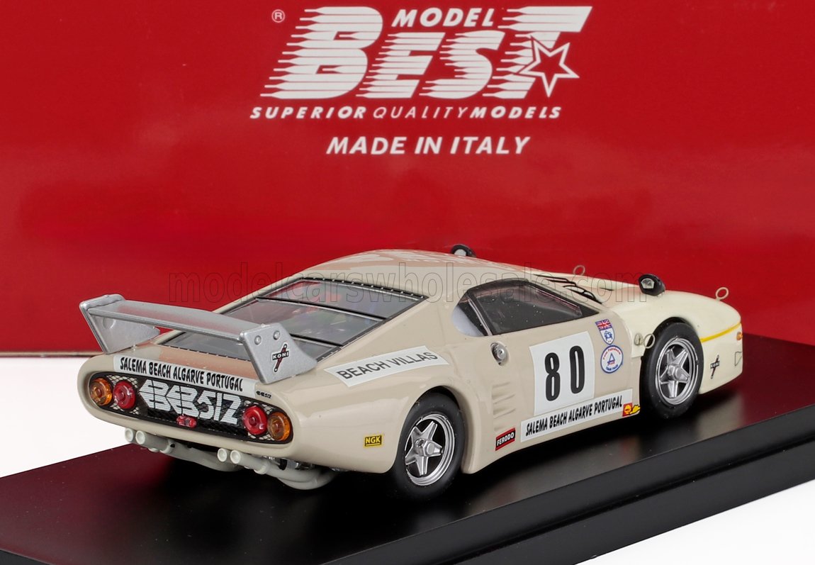 FERRARI - 512BB N 80 SILVERSTONE 1982 PHILLIPS - EARLE - JONES - CREAM WHITE - Vroomi