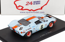 FORD USA – GT40 4,9 l V8 TEAM JW AUTOMOTIVE ENGINEERING Nr. 6 SIEGER 24-Stunden-Rennen von Le Mans 1969 JACKY ICKX – JACKIE OLIVER – HELLBLAU-ORANGE