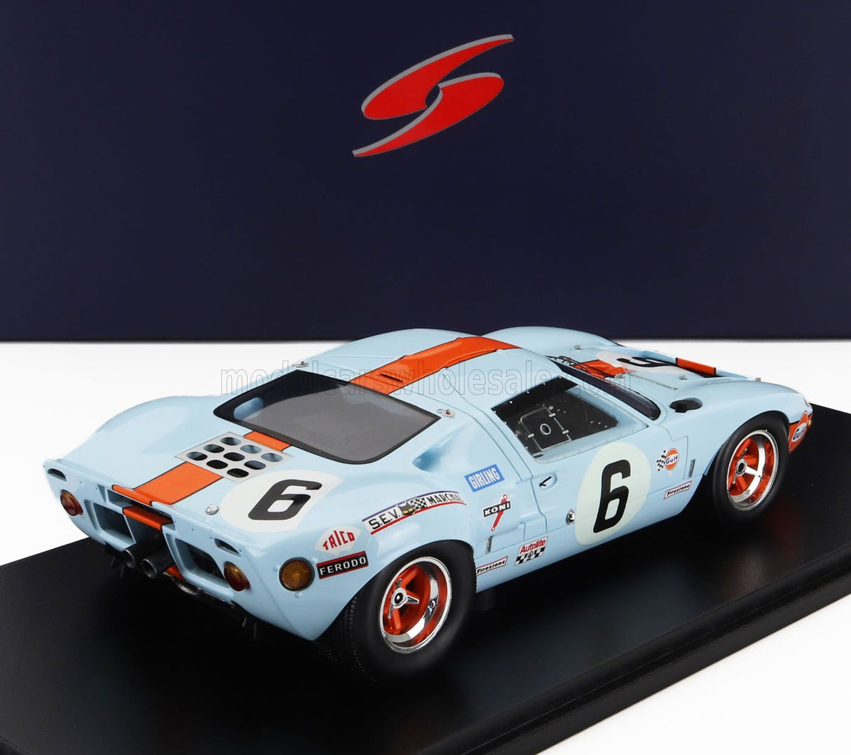 FORD USA | GT40 4.9L V8 TEAM JW AUTOMOTIVE ENGINEERING N 6 VINCITORE 24h LE MANS 1969 JACKY ICKX - JACKIE OLIVER