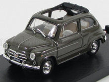 FIAT - 600D TRASFORMABILE APERTA 1960 - BEIGE 538 Scale model car on Vroomi