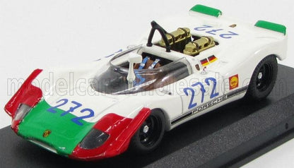PORSCHE - 908/2 N 272 TARGA FLORIO 1969 KAUHSEN - VAN WENDT - BLANC ROUGE VERT - Vroomi