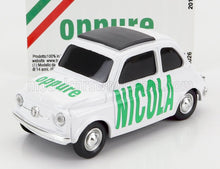 FIAT - 500 NICOLA - OPPURE - WHITE Scale model car on Vroomi