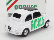FIAT - 500 NICOLA - OPPURE - WHITE Scale model car on Vroomi