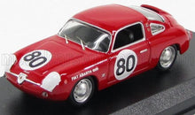 FIAT - ABARTH 1000 COUPÉ ZAGATO N° 80 VAINQUEUR À SEBRING EN 1961 GLERTZ - LIESS - ROUGE - Vroomi