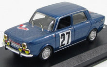 SIMCA - ABARTH 1150 4-DOOR N 27 RALLY DE FRANCHE-COMTE' 1967 - BLUE - Vroomi