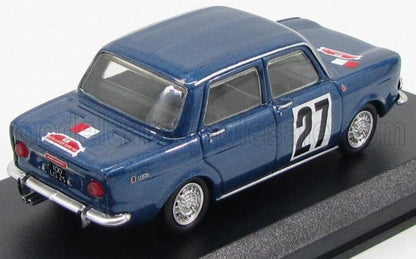 SIMCA - ABARTH 1150 4 PORTE N 27 RALLY DE FRANCHE-COMTE' 1967 - BLU - Vroomi