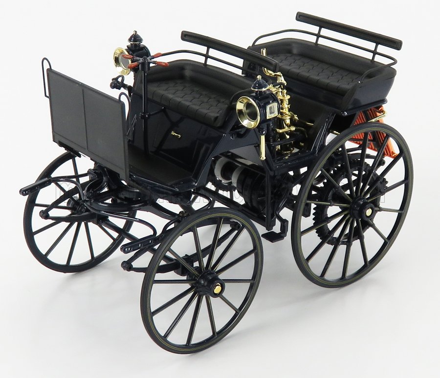 DAIMLER - HD MOTORIZED CARRIAGE 1886 - DARK BLUE MET Scale model car on Vroomi