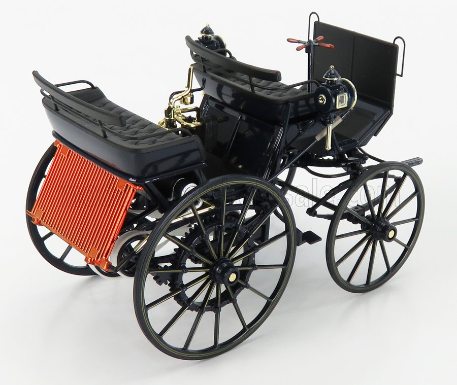 DAIMLER - HD MOTORIZED CARRIAGE 1886 - DARK BLUE MET Scale model car on Vroomi
