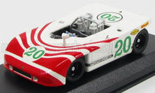 PORSCHE - 908/03 3,0 L N 20 TARGA FLORIO 1970 VIC ELFORD - HANS HERRMANN - BLANC ROUGE - Vroomi