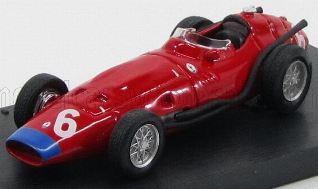 MASERATI - F1 250F 12cil N 6 GP ITALIA 1957 JEAN BEHRA - RED Scale model car on Vroomi