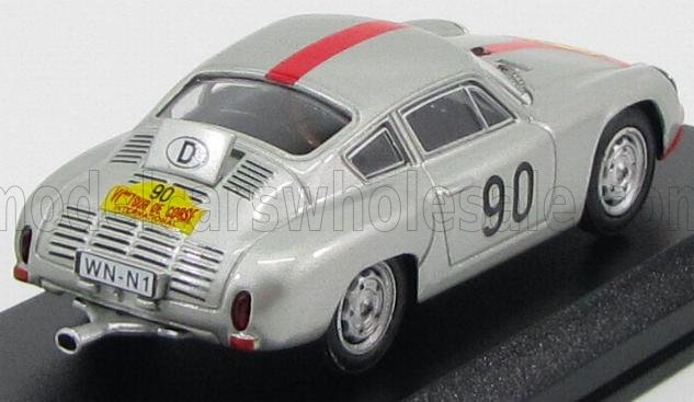 PORSCHE - 1600GS ABARTH N 90 TOUR DE CORSE 1961 - ARGENTO ROSSO - Vroomi