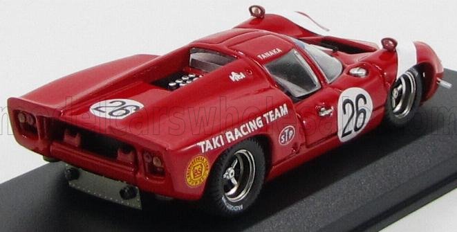 LOLA - T70 COUPE N 26 GP JAPON 1968 K.TANAKA - ROUGE BLANC - Vroomi