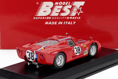 ALFA ROMEO - 33.2 COUPE N 38 TEST LE MANS 1968 GOSSELIN - TROSCH - RED