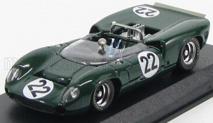 LOLA - T70 SPIDER N 22 SILVERSTONE 1966 H.DIBLEY - GREEN - Vroomi