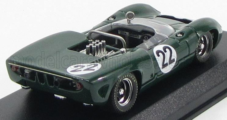 LOLA - T70 SPIDER N 22 SILVERSTONE 1966 H.DIBLEY - GREEN - Vroomi