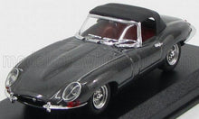 JAGUAR  E-TYPE SPIDER CHIUSA 1962 - GRIGIO OPALINATO METALLIZZATO - Vroomi