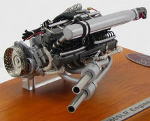 MERCEDES BENZ - MOTORE - ENGINE MERCEDES 300SL 1955 - WITH SHOWCASE - CON VETRINA - SILVER