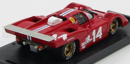 FERRARI - 512M TEAM NART N. 14 6 Ore di Watkins Glen 1971 POSEY - BUCKNUM - modellino in scala RED modellino Vroomi