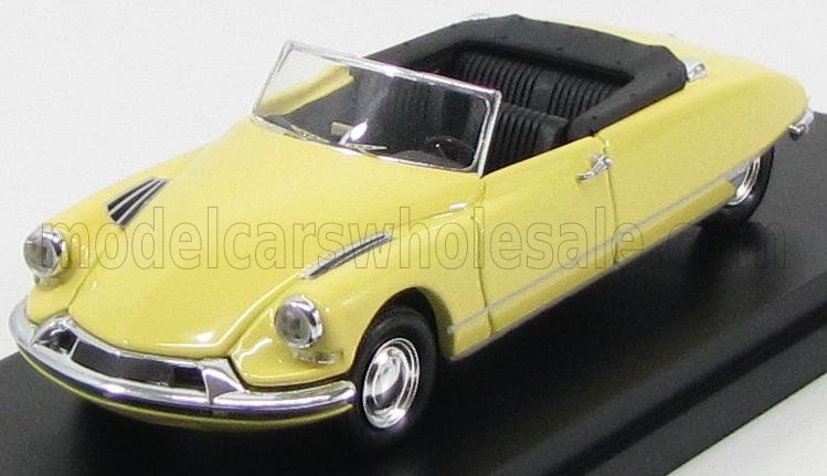 Citroën DS19 Cabriolet Usine 1961 Yellow Rio Models 1:43 scale model