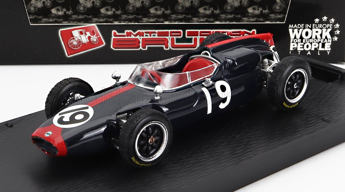 Cooper T53 No. 19 R. Salvadori German GP 1961 Brumm 1:43 scale model