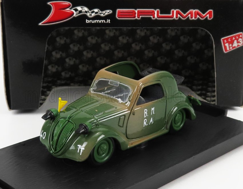 SIMCA - 5 MILITARE D-DAY APERTA - OPEN 1944 - MILITARY GREEN Scale model car on Vroomi