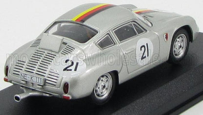 PORSCHE - ABARTH N 21 1000 km PARIS 1962 LINGUE - KOCH - ARGENT - Vroomi