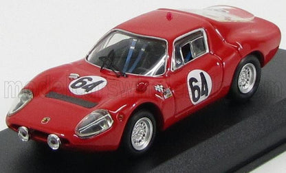 FIAT - ABARTH OT1300 ÉQUIPE ECURIE DU MAINE N° 64 24 HEURES DU MANS 1967 MARTIN - MESANGE - RED - Vroomi